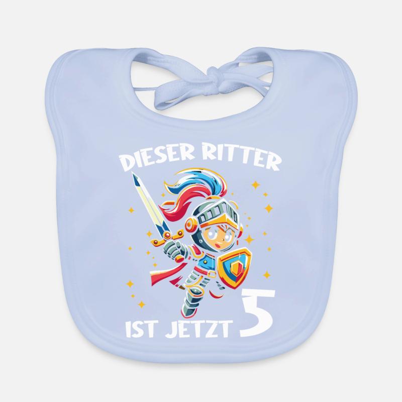 Geburtstagsgeschenk 5 Jahre Geburtstagskind Baby Bio-Lätzchen