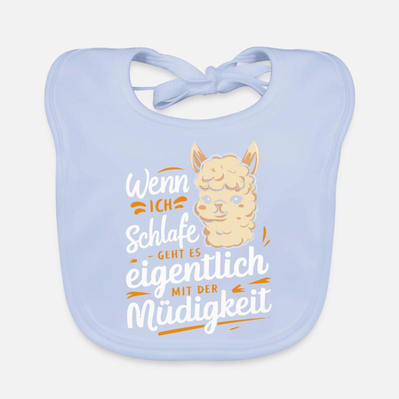 Alpaka Lama Alpakas Tier Baby Bio-Lätzchen