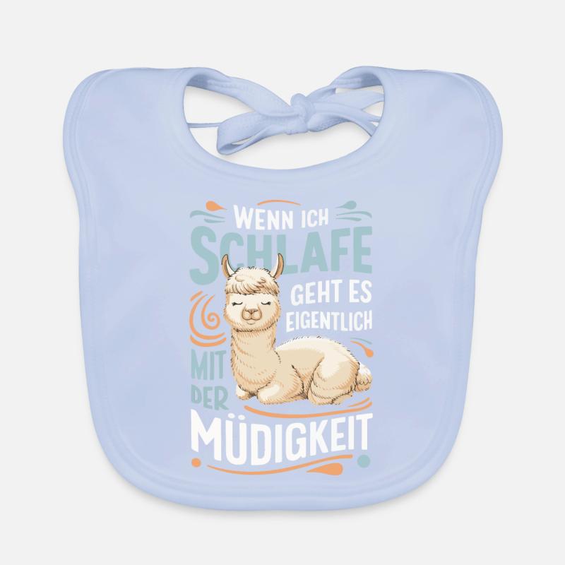 Alpaca Llama Alpacas Animal Organic Baby Bibs