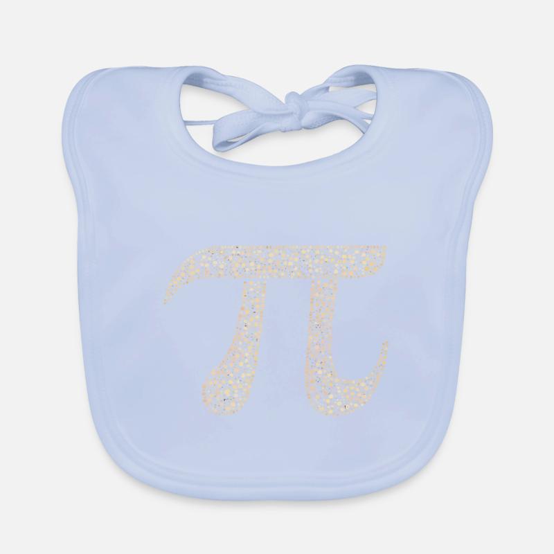 Pi Digits Math Nerd Circle Number Pi Symbol Organic Baby Bibs