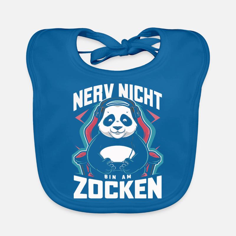 Panda Panda Bear Pandas Organic Baby Bibs