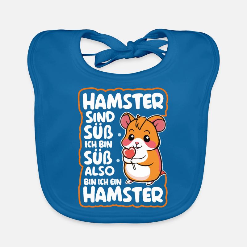 Hamster Golden Hamster Dwarf Hamster Organic Baby Bibs