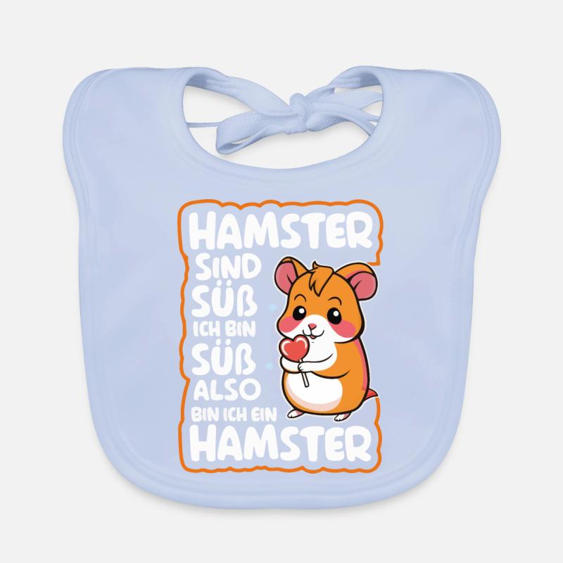 Hamster Goldhamster Zwerghamster Baby Bio-Lätzchen