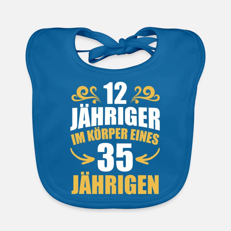 Geburtstagsgeschenk 35 Jahre Geburtstagskind Baby Bio-Lätzchen