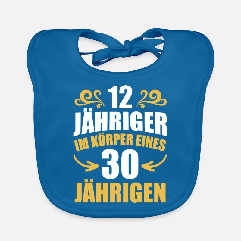 Cadeau d’anniversaire 30 ans anniversaire garçon Bavoir bio Bébé