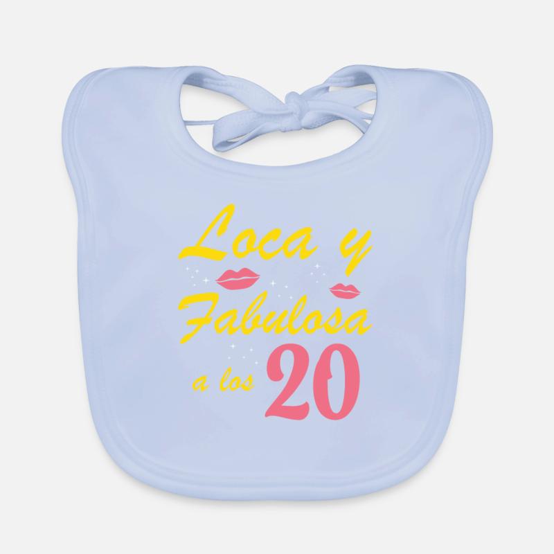 Fou et fabuleux à 20 ans Bavoir bio Bébé