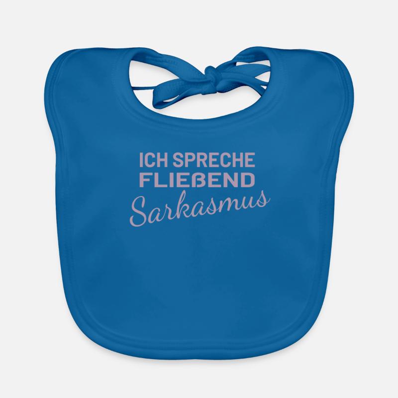 Ich spreche fließend Sarkasmus Baby Bio-Lätzchen