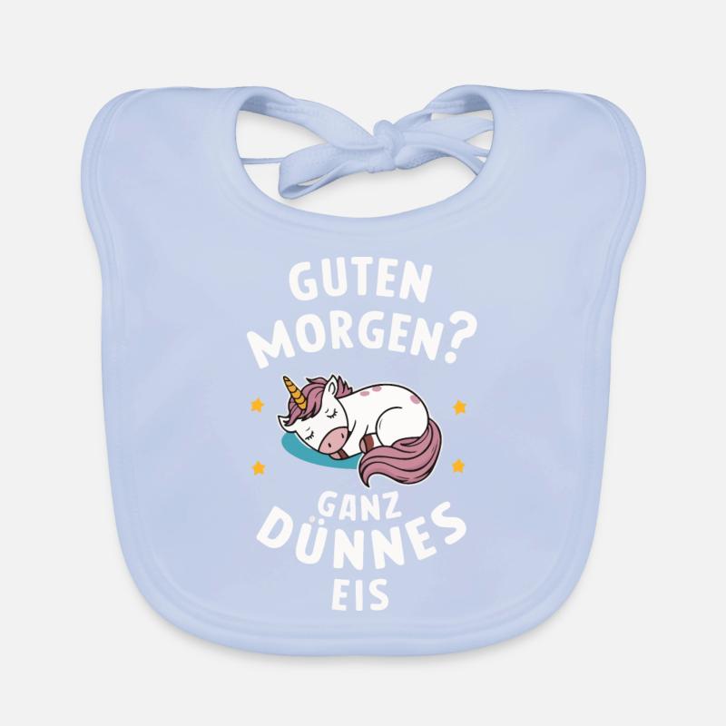 Unicorn Unicorns Mythical Creatures Mystical Organic Baby Bibs