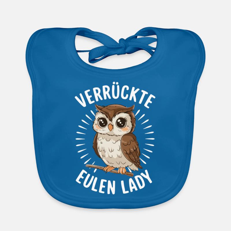 Night Owl Owl Owl Bird Organic Baby Bibs