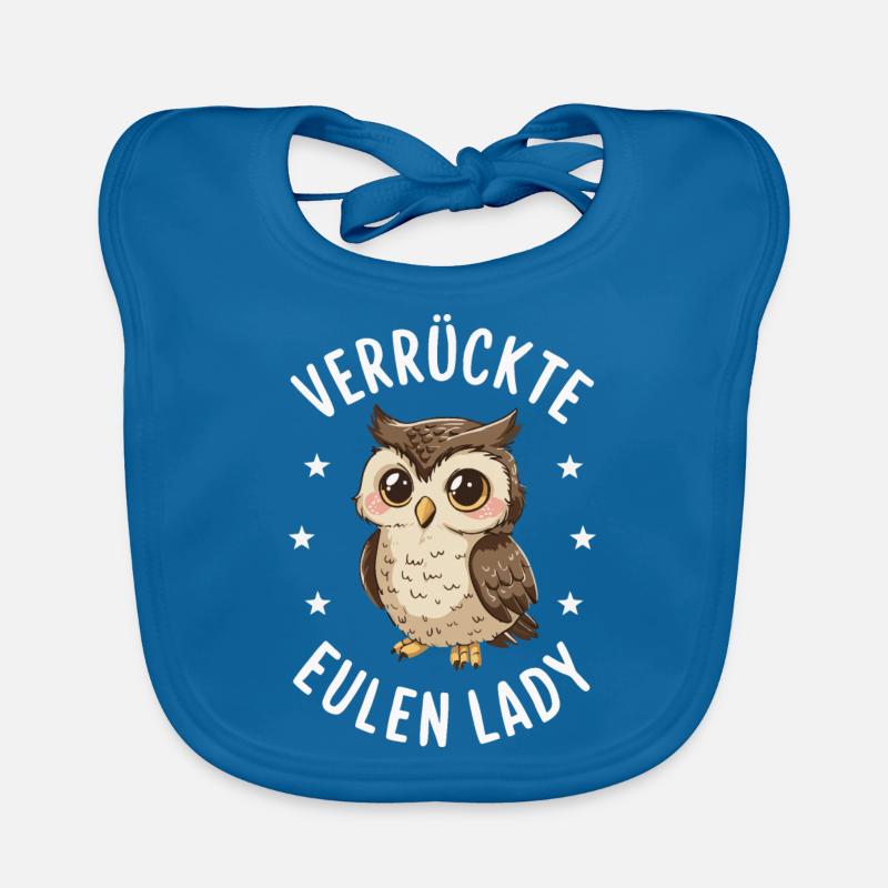 Night Owl Owl Owl Bird Organic Baby Bibs