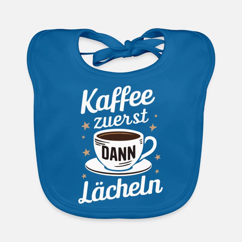 Kaffee Coffee Kaffeetrinker Kaffeeliebhaber Baby Bio-Lätzchen