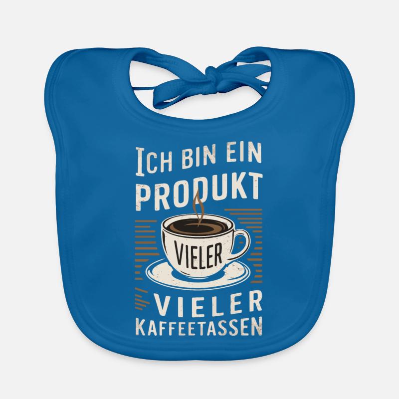 Kaffee Coffee Kaffeetrinker Kaffeeliebhaber Baby Bio-Lätzchen