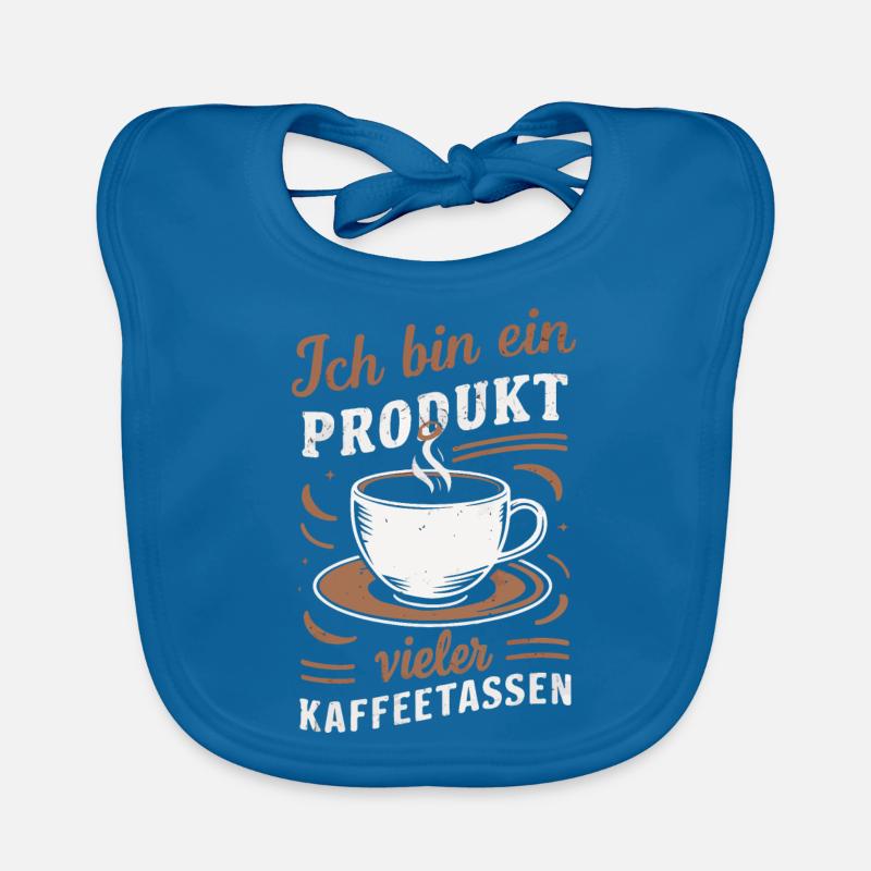 Kaffee Coffee Kaffeetrinker Kaffeeliebhaber Baby Bio-Lätzchen