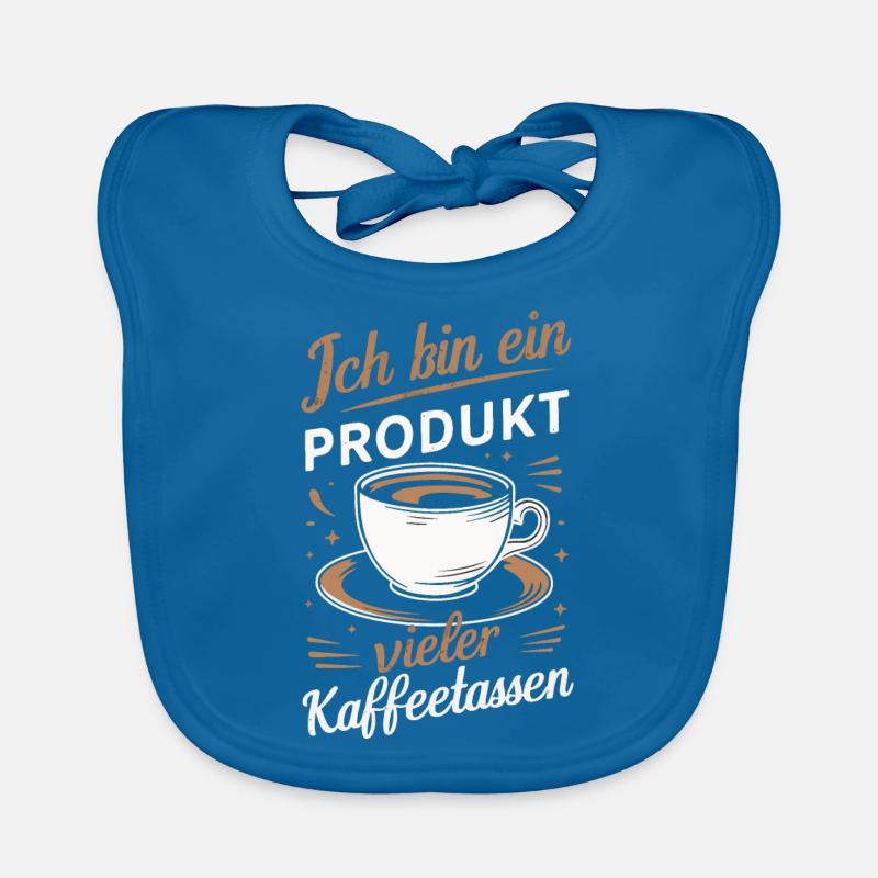 Kaffee Coffee Kaffeetrinker Kaffeeliebhaber Baby Bio-Lätzchen