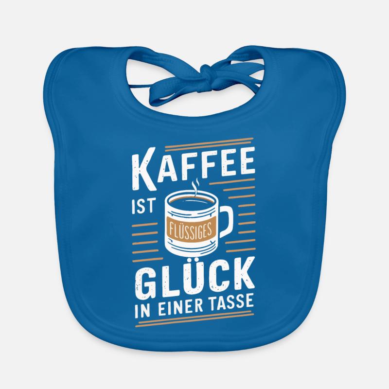 Kaffee Coffee Kaffeetrinker Kaffeeliebhaber Baby Bio-Lätzchen
