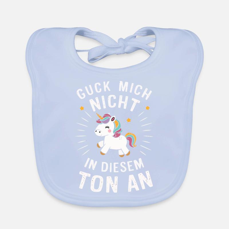 Unicorn Unicorns Mythical Creatures Mystical Organic Baby Bibs
