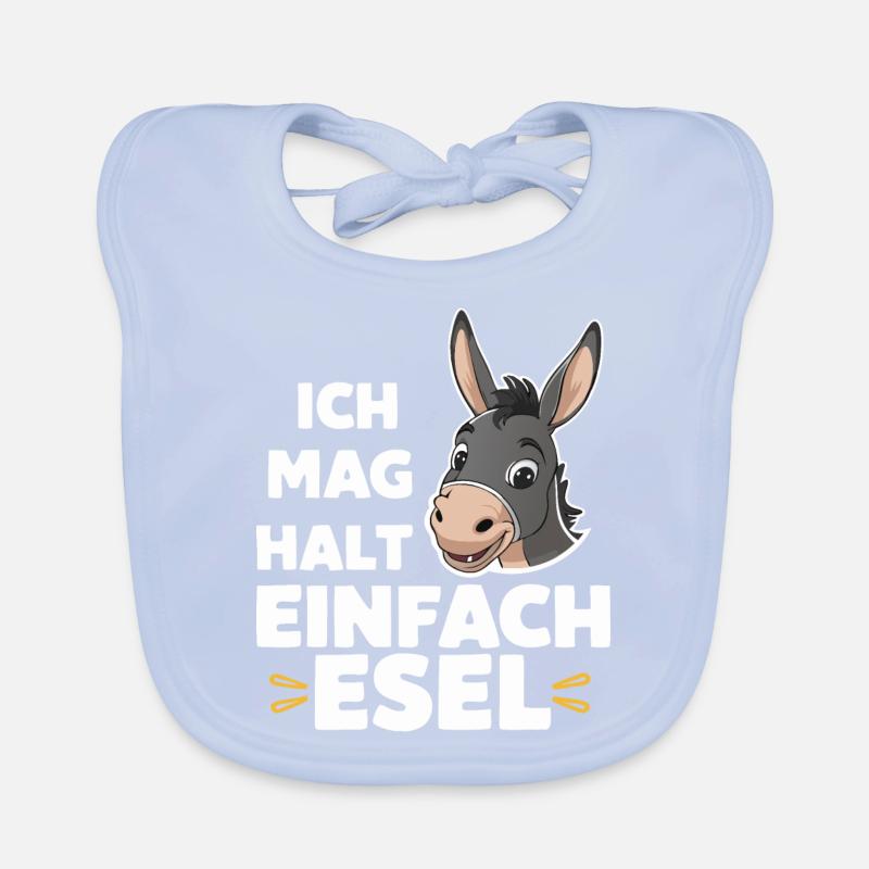 Âne âne mulet Muli Bavoir bio Bébé