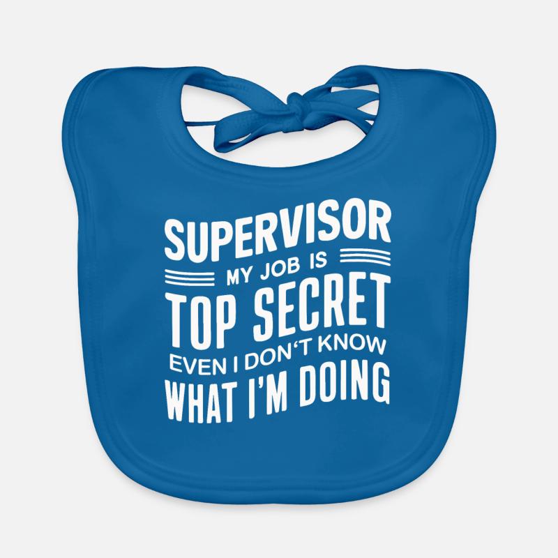 Profession de superviseur Bavoir bio Bébé
