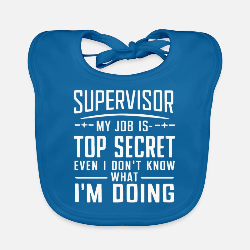 Profession de superviseur Bavoir bio Bébé