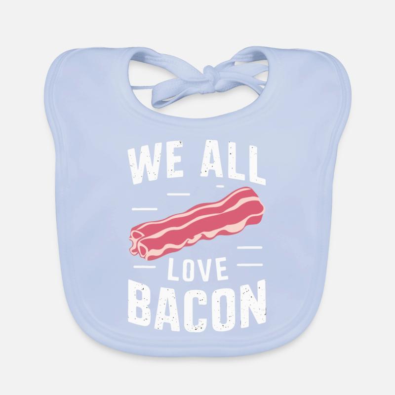 Bacon Frühstück Speck Baby Bio-Lätzchen