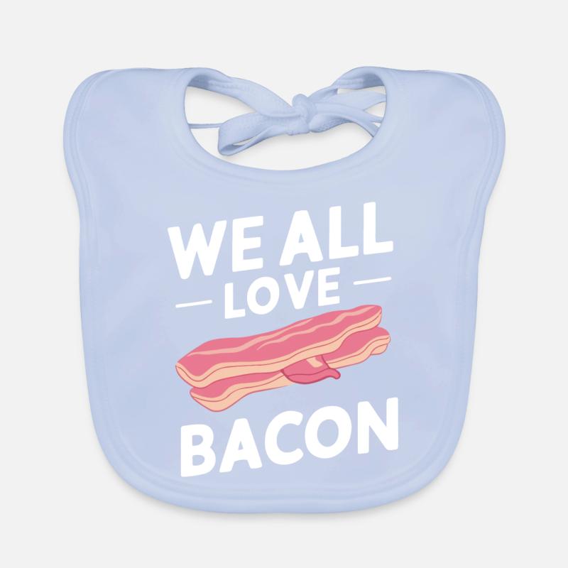 Bacon Breakfast Bacon Organic Baby Bibs