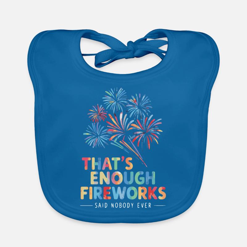 Pyrotechnics Fireworks Pyrotechnics Organic Baby Bibs