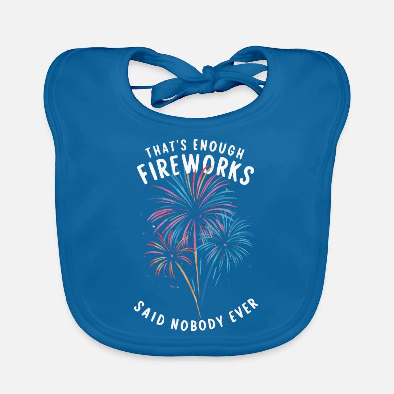 Pyrotechnics Fireworks Pyrotechnics Organic Baby Bibs
