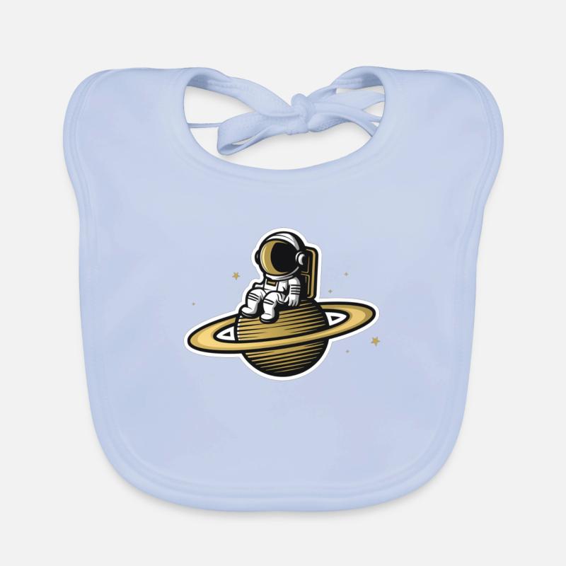Astronaute Astronaute Cosmonaute Fusée Spatiale Bavoir bio Bébé
