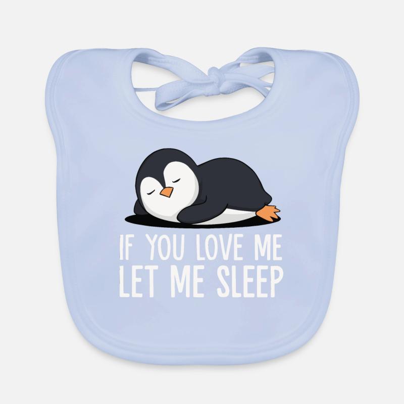 Pinguin Pinguine Tier Baby Bio-Lätzchen