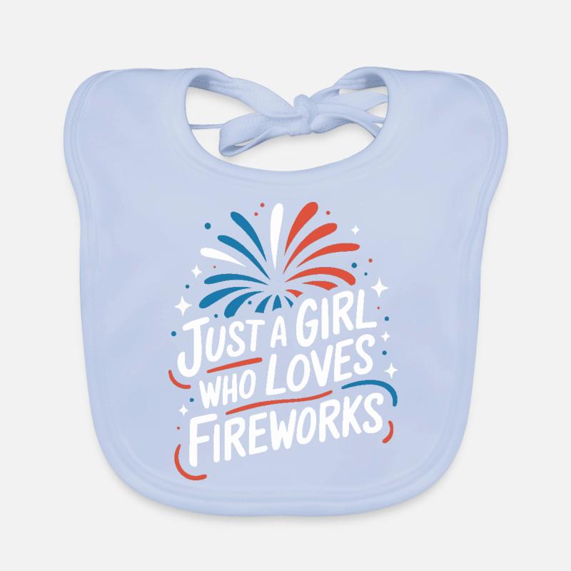 Pyrotechnics Fireworks Pyrotechnics Organic Baby Bibs