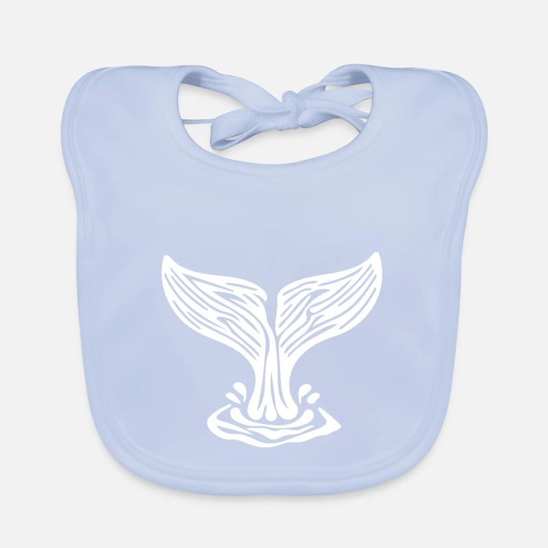 Wal Fluke Vector Baby Bio-Lätzchen