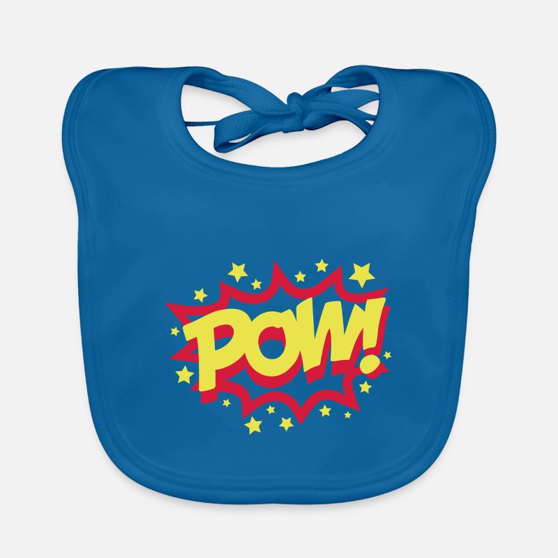 Pow (Explosion) Baby Bio-Lätzchen