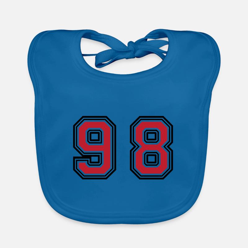98 Symbole numérique Bavoir bio Bébé