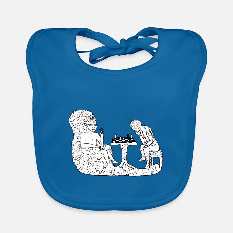 Internet Meme - Brainlet Schach Meme Baby Bio-Lätzchen