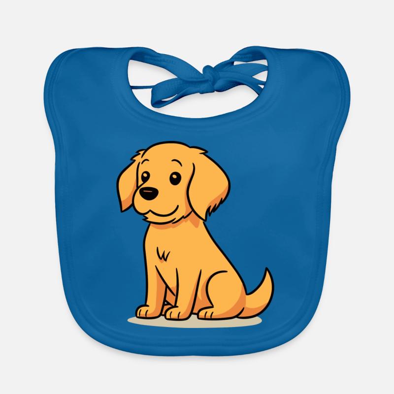Conception de chien mignon pour les propriétaires de chiens Bavoir bio Bébé
