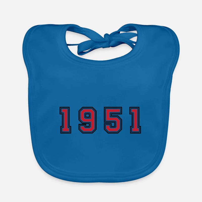 Numéro de l’année 1951 Bavoir bio Bébé