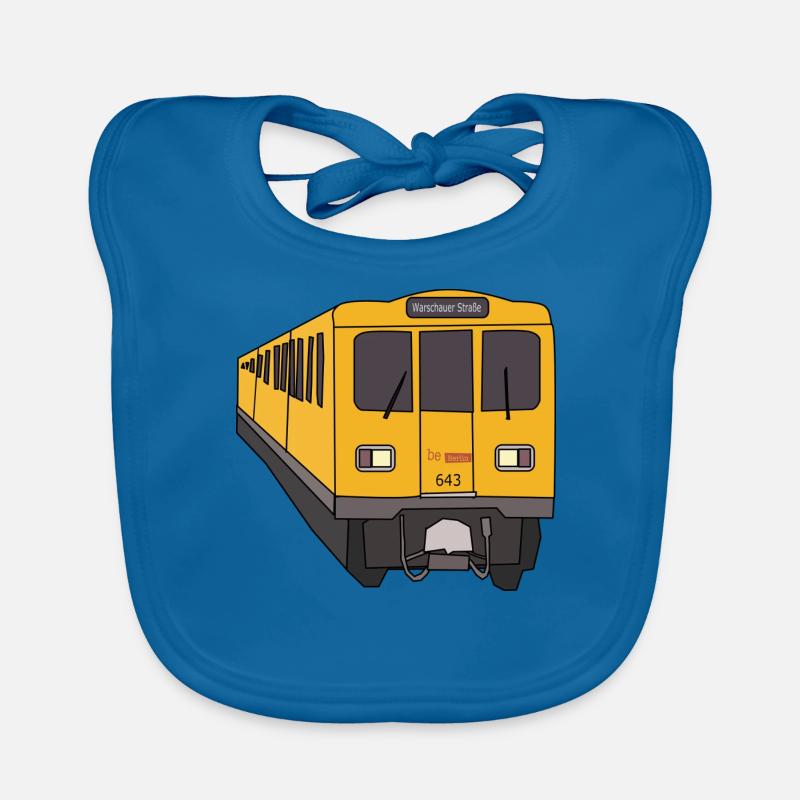 Berlin - Baby Bio-Lätzchen - Pfauenblau