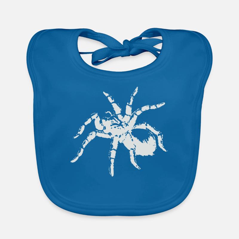 Tarantule araignée blanche Bavoir bio Bébé