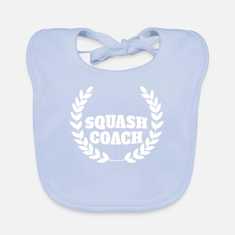 Squash Coach Team Idée cadeau de l’association Bavoir bio Bébé