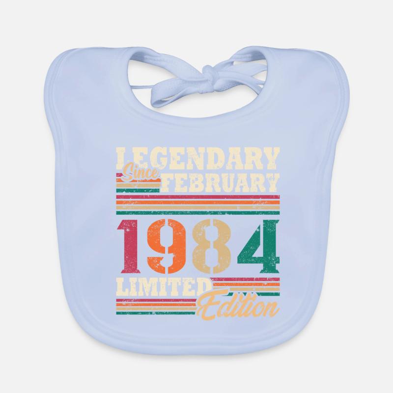 Legendary February 1984 limited edition Organic Baby Bibs