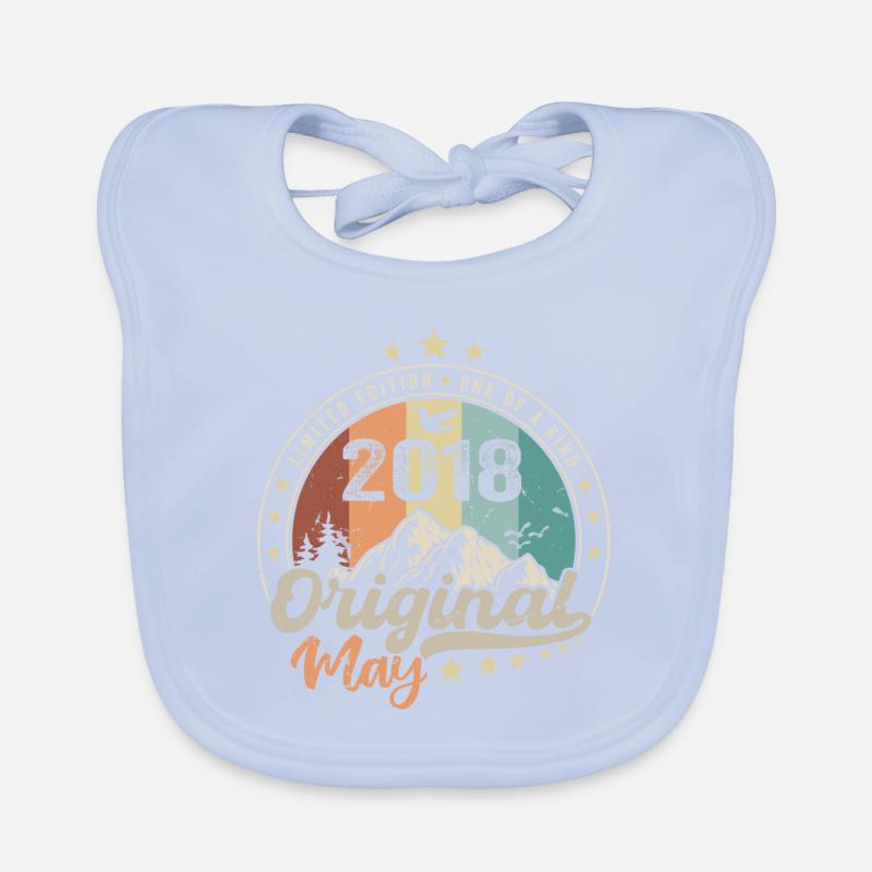 Mai 2018 Original Geburtstagsgeschenk Mai 2018 Baby Bio-Lätzchen