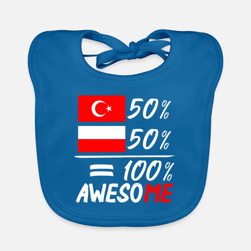 50% Polnisch 50% Türkisch Baby Bio-Lätzchen