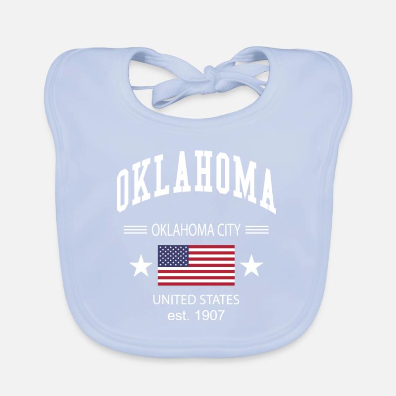 Oklahoma Organic Baby Bibs