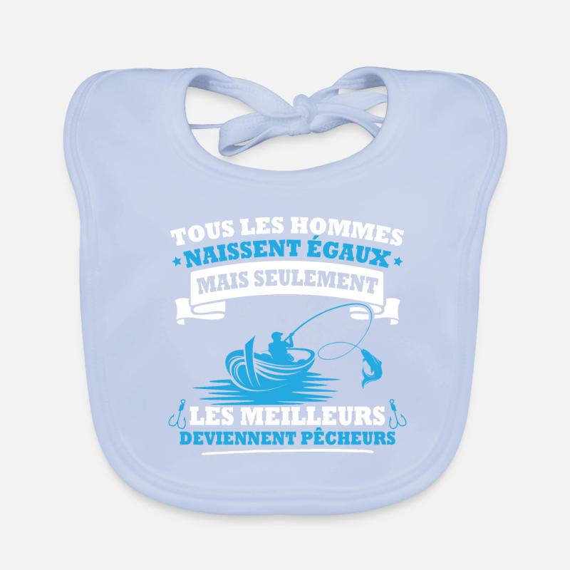 Les meilleurs deviennent pêcheurs Bavoir bio Bébé