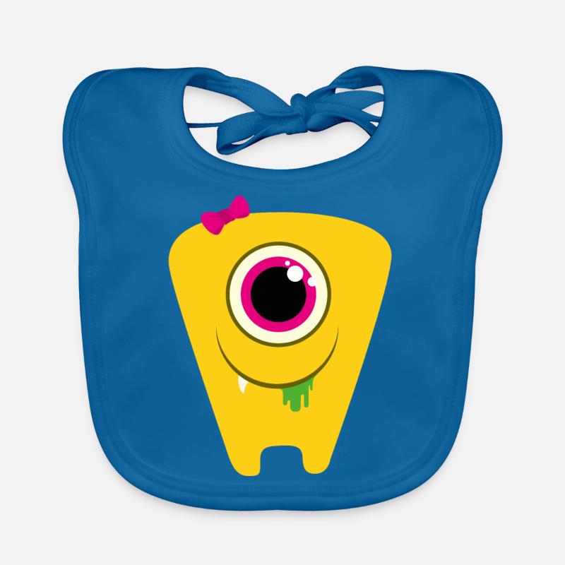 Monstre / Alien bébé Bavoir bio Bébé