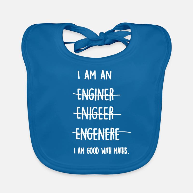 Lustiges Ingenieur Student mathe physik geschenk Baby Bio-Lätzchen