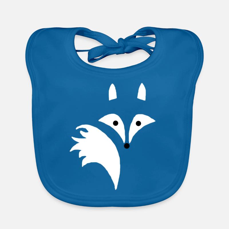 fuchs - Baby Bio-Lätzchen - Pfauenblau