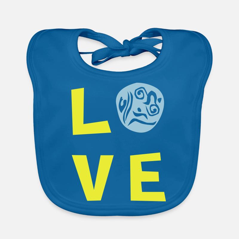 AMOUR TRI 2c Bavoir bio Bébé