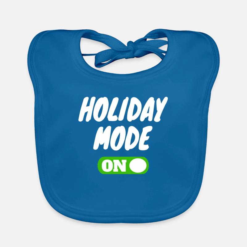 Mode de vacances en vacances Bavoir bio Bébé