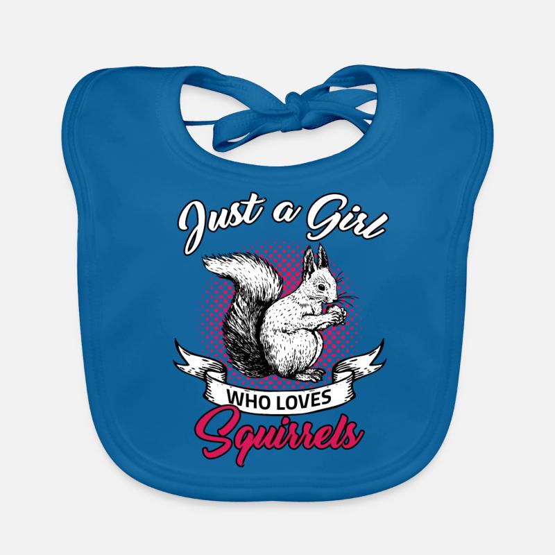 squirrel Organic Baby Bibs